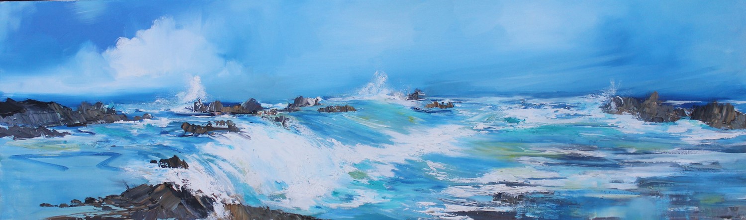 'Surging Seas and Froth' by artist Rosanne Barr